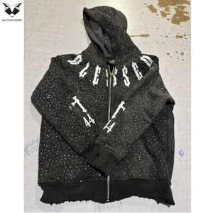 Survêtement noir et blanc au meilleur prix, vêtements d'entraînement confortables, tissu doux de qualité supérieure, coupe régulière, manches longues. - Product Image 3