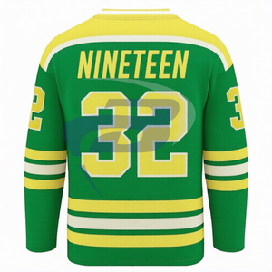 Jersey de Hockey sobre Hielo de Malla de Poliéster Chi Eta Phi, Jersey de Hockey Personalizado Sublimado OEM para Ropa Deportiva de Equipo - Product Image 2