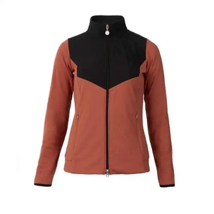 เสื้อแจ็คเก็ตขี่ม้าสีชมพู แขนยาว ซิปหน้า สำหรับผู้หญิง ผ้า softshell สำหรับเล่นกีฬา - Product Image 2