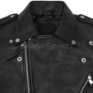 Design Women's <b>Genuine</b> <b>Leather</b> <b>Jacket</b> Real Lambskin Biker Coat Windbreaker Bomber Motorcycle Premium Clothing <b>Jacket</b> - Product Image 3