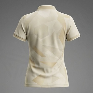 เสื้อยืดผู้หญิงคุณภาพสูง แฟชั่นจากโรงงาน ผลิตตามสั่ง สีสันหลากหลาย เสื้อโปโลผู้หญิง ดีไซน์ล่าสุด เสื้อโปโลสไตล์ผู้หญิง - Product Image 2