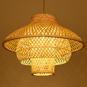 Bamboo Ceiling <b>Light</b> with Eco Friendly Material Elegant Design and Custom Size Options Designed for Home <b>Decor</b> Projects - Product Image 3
