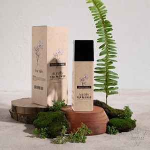 Tónico Facial Vegano de Lujo en Caja, con Café Verde Sostenible, Té, Flor de Hermocica, Diseño de Empaque Personalizado - Product Image 2