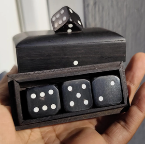 Luxury Horn <b>Dice</b> <b>Set</b> for Collectors and Gamers - Product Image 2