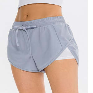 Short de course 2 en 1 pour femme en coton à séchage rapide double pour un confort et des performances ultimes - Product Image 5