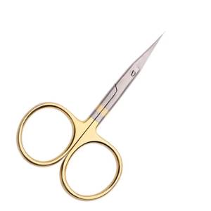 Manicure Scissors Stainless Steel Sharp Blade Round Handle Beauty Tools <b>Cuticle</b> <b>Trimmer</b> Adult Metal Handle - Product Image 4