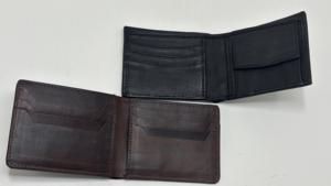 Genuine Leather <b>Men</b>’s Bi Fold <b>Wallet</b> with Multiple Card Slots Cash Compartment Custom Logo and Gift Packaging - Product Image 2