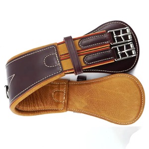 Cincha Inglesa de Alta Calidad con Forro Polar, Cincha Ligera y Transpirable para Silla de Montar Inglesa, Cinchas Dobles Elásticas Fáciles de Usar - Product Image 2