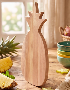 Planche à découper en bois de mangue et de pin antique, design élégant, décoration de cuisine de luxe pour salades, légumes et blocs de découpe - Product Image 3