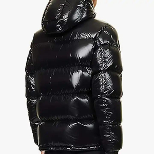 Insulated Winter Bubble <b>Jacket</b> for <b>Men</b> <b>Lightweight</b> Comfort Secure Pockets Adjustable Hood High Street Front Sleek Streetwear - Product Image 2