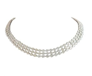 Collar con Colgante de Moissanita Elegante, Fabricado en India por ZAWO, Joyería Fina de Lujo Unisex, Oro de 14K, Disponible para Fiestas, Directo de Fábrica - Product Image 4