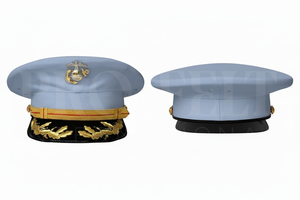Accepted Private Label Custom Embroidered Peak Cap Custom Design Formal Uniform Style <b>Hat</b> Adjustable Outdoor Headwear Caps - Product Image 2