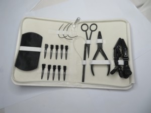 Kit d'outils de pose d'extensions capillaires de salon les mieux notés : Pince à ouvrir les anneaux, Pince à sertir les micro-anneaux, Pince à séparer les mèches - Product Image 4