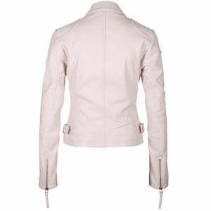 Chaquetas de Mujer de Moda, Chaqueta Acolchada de Cuero Genuino, Chaquetas de Invierno de Piel de Oveja de Alta Calidad al por Mayor - Product Image 2
