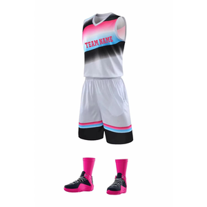 Uniforme de basket-ball de qualité supérieure, nouveau style, uniforme de basket-ball sur mesure, uniforme de basket-ball pour hommes, vêtements de sport, personnalisation d'équipe - Product Image 5