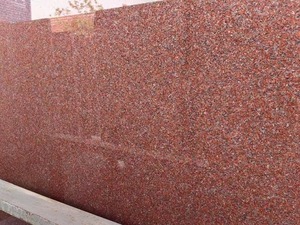 Dalles de granit rouge impérial de qualité supérieure, pierre rouge naturelle pour comptoirs de cuisine, revêtements de sol, revêtements muraux, escaliers, salles de bain - Product Image 3
