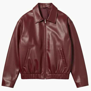 SANCHAL INTERNATIONAL Chaqueta Corta de Motocicleta Casual de Invierno para Mujer, de Cuero Vacuno Genuino con Forro de Franela, Tallas Grandes, Transpirable 3D - Product Image 4