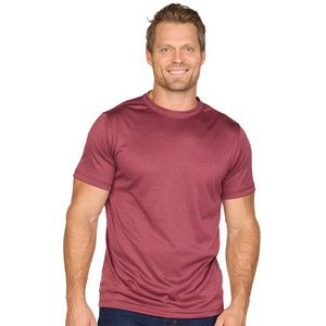 New Long and tall T Shirts Round Neck Short Sleeves Big Casual wear T Shirt 5XL Sizes Sport Performance Interlock T-Shirt - Product Image 1