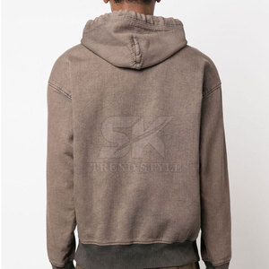 Sudaderas con Capucha para Hombre con Lavado Ácido, Venta Directa de Fábrica 2026, Sudaderas con Capucha con Lavado Ácido Sólido y Logotipo Personalizado para Hombre - Product Image 4