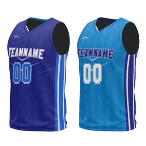 Conjunto de Uniforme de Baloncesto Sublimado Personalizado con Nombre del Equipo 00, Camiseta sin Mangas con Cuello en V y Pantalones Cortos de Malla, Ropa Deportiva que Absorbe la Humedad - Product Image 5