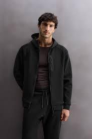 Sudadera con capucha larga de invierno, estilo chino, con logo personalizado, de alta calidad, con cremallera, ajustada, con impresión digital. - Product Image 2
