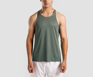 เสื้อกล้ามทรงเข้ารูปสำหรับผู้ชาย ผลิตตามสั่ง (OEM) พิมพ์ลายได้ คุณภาพสูง ผลิตจากโพลีเอสเตอร์ 100% แบบยั่งยืน ไม่เป็นขุย เหมาะสำหรับฤดูร้อน - Product Image 3