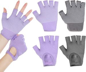 Gants d'entraînement avec bandes de maintien pour les poignets, demi-doigts, fermeture à lacets, légers, pour hommes et femmes, pour la musculation, le cyclisme, la gym, le fitness, le cross-training - Product Image 1