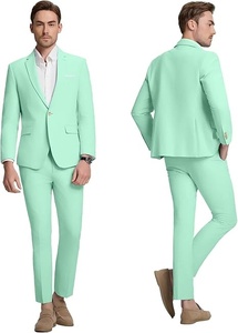 Men athletic fit <b>pant</b> coat suit stretch fabric modern business wear trending slim fit business suit for men - Product Image 4
