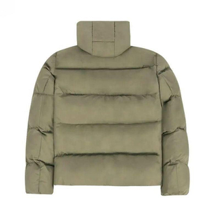 Custom Waterproof <b>Hooded</b> Puffer <b>Jacket</b> For <b>Men</b> Lightweight Warm Winter Casual Wear Soft <b>Padded</b> Outerwear - Product Image 2