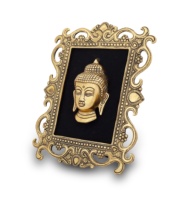 Cadre photo bouddha fait main plaqué or pour décoration murale statue de bouddha nouveauté design encadré