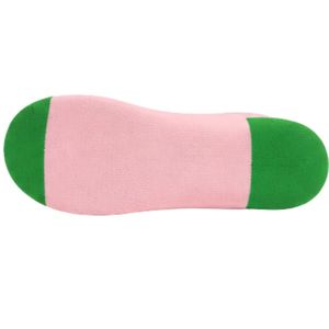 Pink Green Quarter <b>Socks</b> Women Cotton Crew <b>Socks</b> Color Block Athletic Casual <b>Socks</b> Comfortable Daily Wear Fashion Footwear - Product Image 3