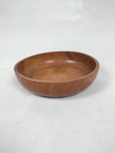 Bol en bois d'acacia fait main, finition naturelle, design vintage, écologique, de luxe, artisanat indien CRAFTS GALORE CTR pour mariage - Product Image 6