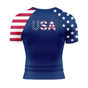 4 Way Stretch High Durability Full Sleeve Anti-UV UPF50+ Printed Rash Guards Quick Dry Sportswear <b>Compression</b> <b>Shirt</b> Most Selling - Product Image 2