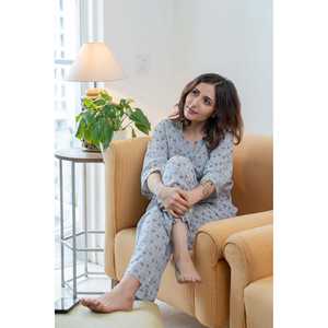 Conjunto de Pijama Thequincelife Sleepy Flamingo para Mujer con Antifaz, Ropa de Dormir Cómoda, Talla S - Product Image 4