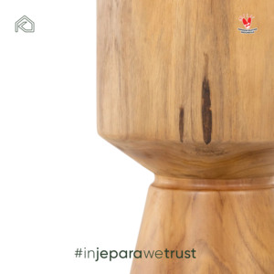 <b>Stool</b> Solid Teak <b>Wood</b> Side Table Rustic Accent Furniture for Living Room Resort Jepara Indonesia - Product Image 4