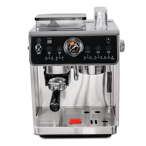 Machine à café expresso semi-automatique en acier inoxydable avec écran tactile, moulin à café intégré, 20 bars, programmable, pour la maison et l'hôtel - Product Image 6