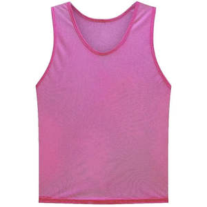 Chaleco de Entrenamiento de Fútbol al por Mayor, Chaleco de Fútbol de Malla para Adultos, Reversible, de Poliéster, con Impresión Personalizada para Equipos - Product Image 3