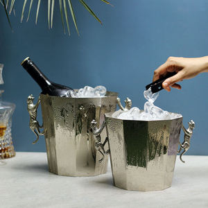 ถังแช่ไวน์โลหะทำด้วยมือ3L แบบสั่งทำอุปกรณ์เสริมสำหรับงานปาร์ตี้สำหรับคริสต์มาสเดือนรอมฎอน - Product Image 4