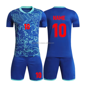 เสื้อฟุตบอลสำหรับผู้ใหญ่เสื้อฝึกสีฟ้าเสื้อฟุตบอลสไตล์ที่ดีที่สุด - Product Image 1