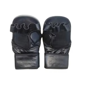 Guantes de MMA de Cuero de Alta Calidad con Logotipo Personalizado, Equipo de Entrenamiento y Sparring con Absorción de Impactos, Cierre de Gancho y Bucle para Muñeca - Product Image 6