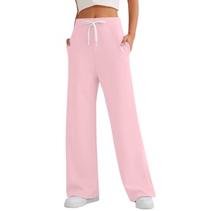 Pantalones Cargo holgados informales de alta calidad para mujer, Pantalones rectos deportivos de calle alta para mujer, pantalones de chándal informales para mujer - Product Image 1