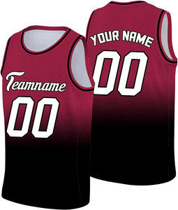 Conjunto de Baloncesto con Diseño Degradado, Nueva Llegada, Uniforme Deportivo para Equipo de Baloncesto, Sublimado - Product Image 2
