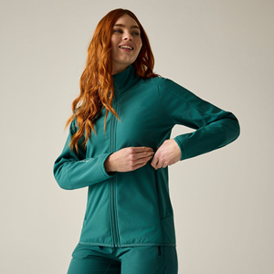 Personalized <b>Women's</b> Softshell Stand Collar <b>Jacket</b> Outdoor Casual Full Zip Wind Resistant Utility Pocket Lightweight Performance - Product Image 1