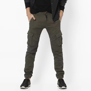 Wholesale Comfortable Casual Midweight Slim Fit Breathable Eco-Friendly <b>Canvas</b> Quick Dry Customized Logo Cargo Pants Men - Product Image 1
