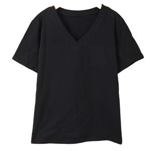 Camiseta Casual de Manga Corta con Cuello Redondo, 100% Algodón Ecológico, Talla Grande para Mujer, con Estampado Personalizado, Marca y Color - Product Image 2