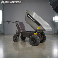 Minipala Elettrica Rhinoceros KS450E, Capacità di Carico 450kg, Sistema di Guida Brushless, Batteria al Litio, Benna da 0,2m³, Ecologica
