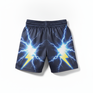 Shorts de basketball en mesh personnalisés par sublimation, avec cordon de serrage, pour l'entraînement sportif et le streetwear - Product Image 3