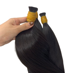 Haute qualité en vrac cheveux cheveux humains en gros Remy Extension de cheveux humains naturel noir couleur Up taille 30 pouces 10A - Product Image 1