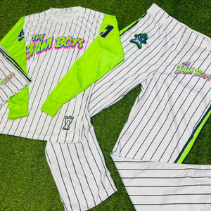 Camiseta de Béisbol Personalizada con Rayas, Secado Rápido, Uniforme Personalizado para Equipos, Impresión de Nombre y Número para Adultos - Product Image 3
