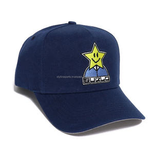 Wholesale Unisex Fashion Outdoor 5 panel 3D Embroidery Cotton Sports Baseball <b>Cap</b> - Product Image 2